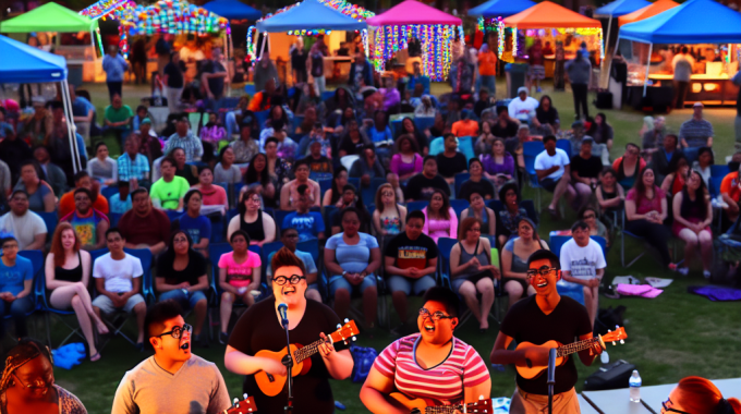 Ukulele community talent shows