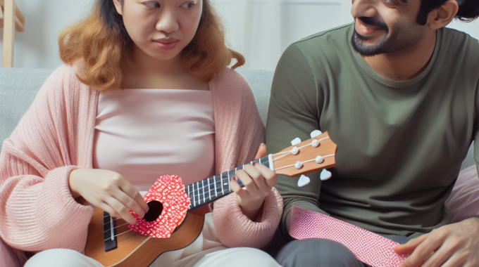 Ukulele Valentine’s Day DIY gifts