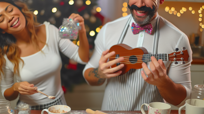 Ukulele holiday baking