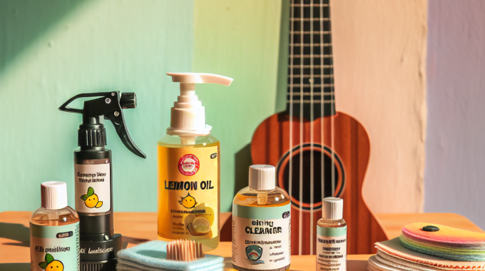 Ukulele cleaning products