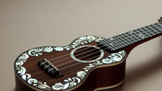 Ukulele decorative inlays