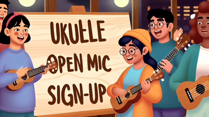 Ukulele open mic sign-ups