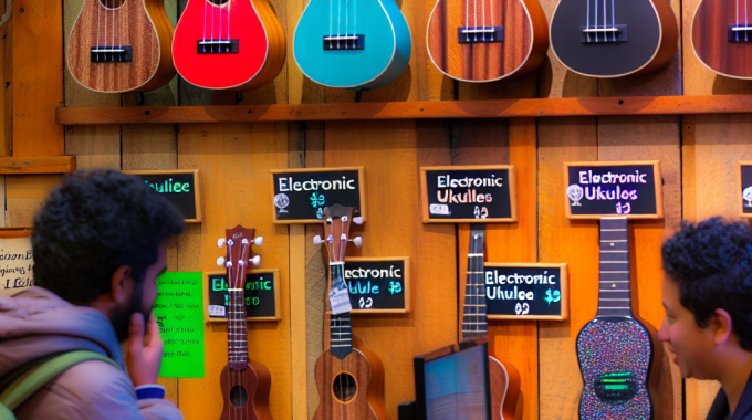 Electronic ukuleles for sale