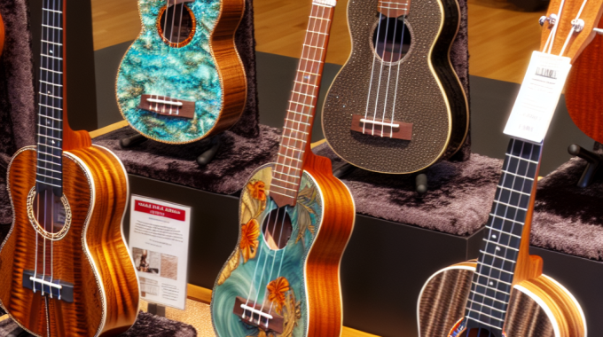 Luxury ukulele models