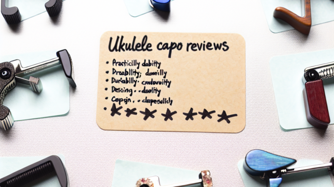 Ukulele capo reviews