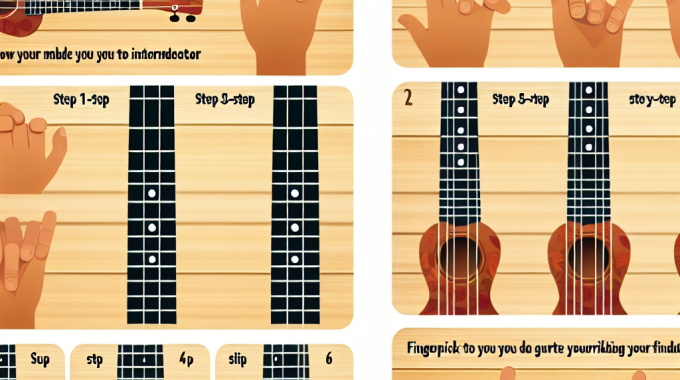 Ukulele fingerpicking guides