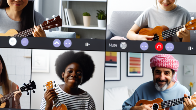 Ukulele online collaboration opportunities