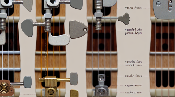 Ukulele tuning keys comparison