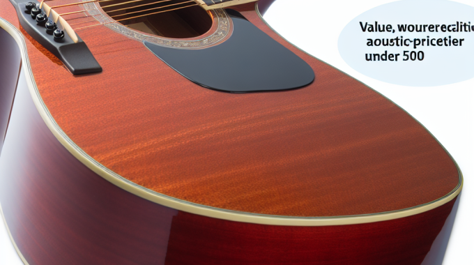 best acoustic electric guitar under 500