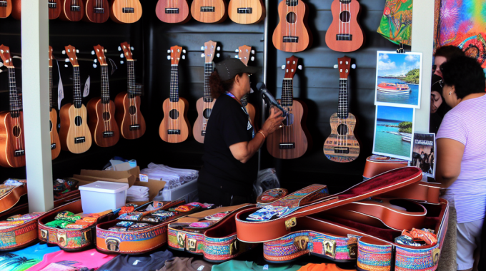 Ukulele festival merchandise