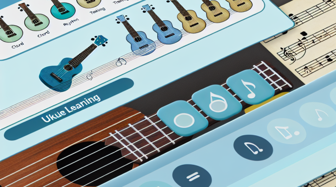 Ukulele teaching software