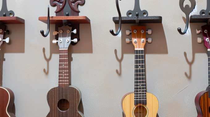 Ukulele wall hanger options