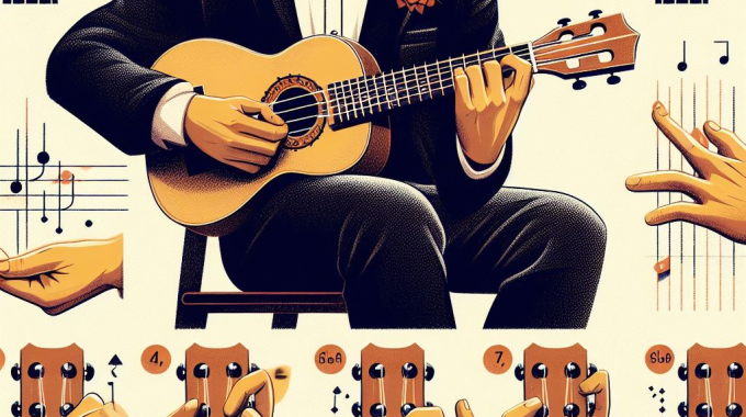 How to strum ukulele with a flamenco style