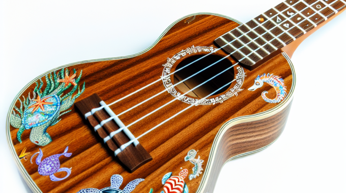 Ukulele fingerboard decals