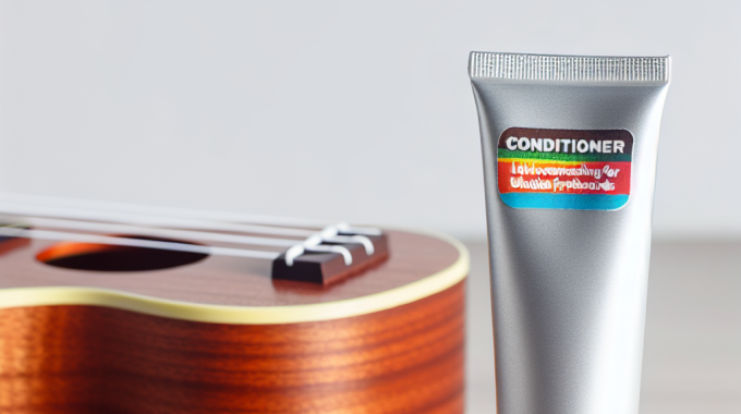 Ukulele fretboard conditioner