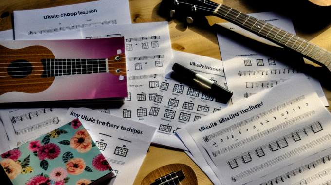 Ukulele group lesson materials