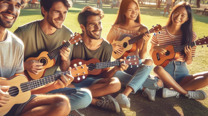 Ukulele therapy for team building